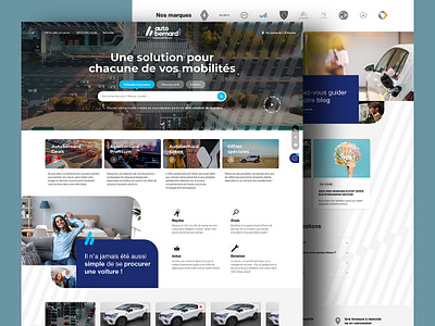 Auto Bernard : Website UI & UX / Mobile UI & UX design graphic design motion graphics ui ux webdesign