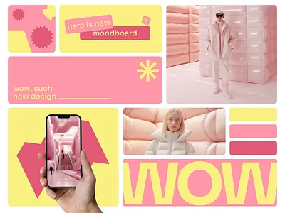 Brand Moodboard animation branding design illustration minimal ui