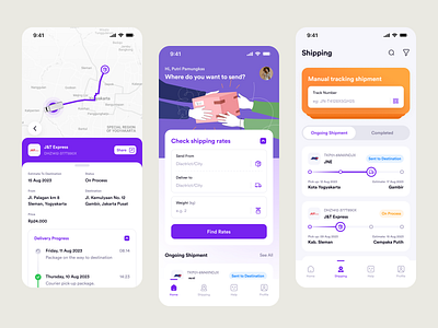 Seekaroo — Finder & tracking shipment app application courier delivery designtrend illustration mobileapp productdesign shipment shipping ui uidesign uiexploration uiux usercentra usercentrastudio userexperience userinterface ux uxdesign