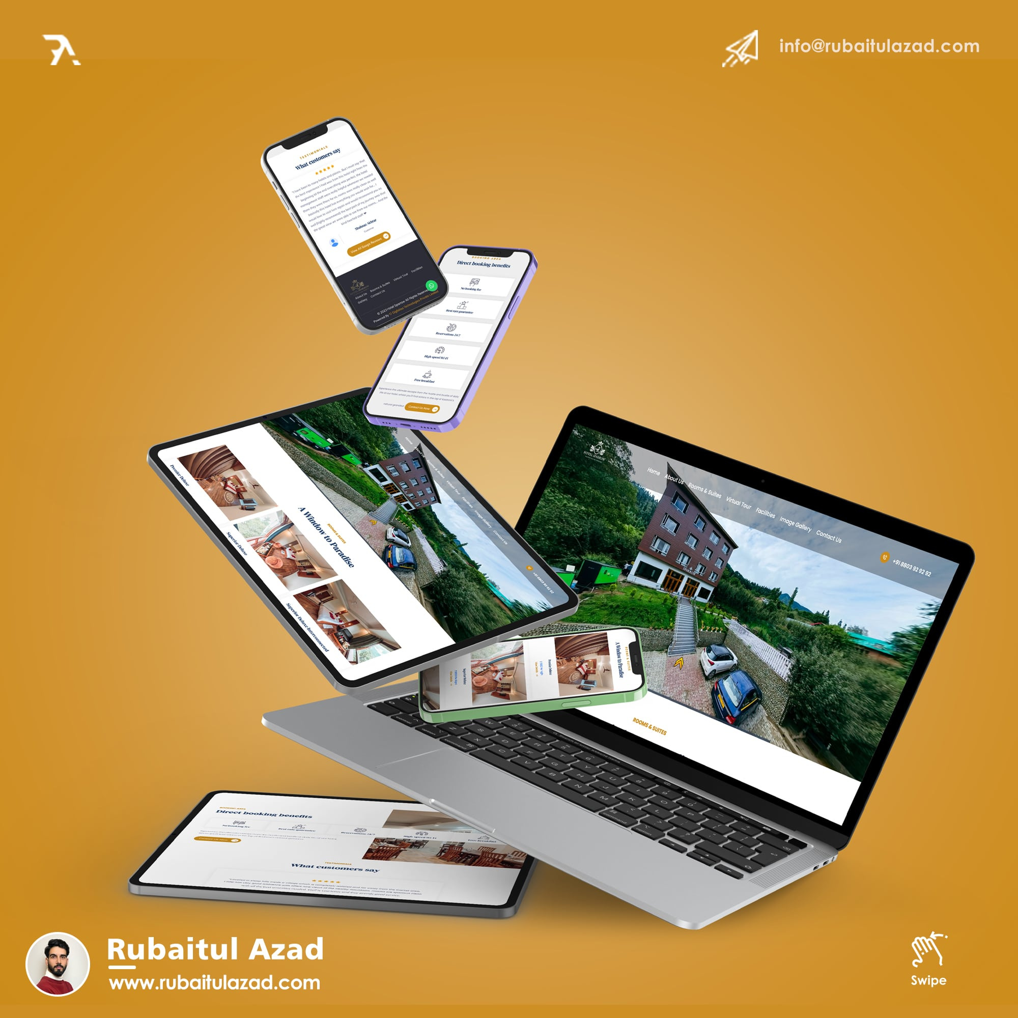 Stunning 360° Virtual Tour & Website For Hotel Sparrow 360 branding design graphic design identity logo photoshoot ui ux virtual tour website