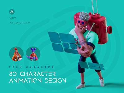 3D Character Animation Design 3d 3d animation 3d character 3d design animation character character design design hero header illustration man minimal motion sketch ui ui character website