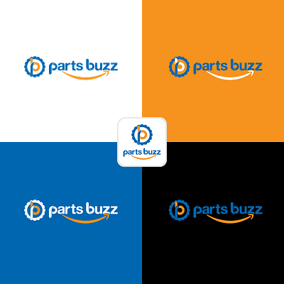 Parts Buzz Logo branding clean creative design design design art graphic design illustration logo ui vector