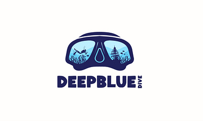 DeepBlue Logo Design 3d book cover design branding business logo company logo graphic design illustration logo logo art logo design logo design art logo fantastic