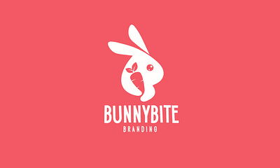 BunnyBite Logo Design 3d beautiful logo behance branding creative logo design fiverr graphic design logo logo art logo business logo design logo design art