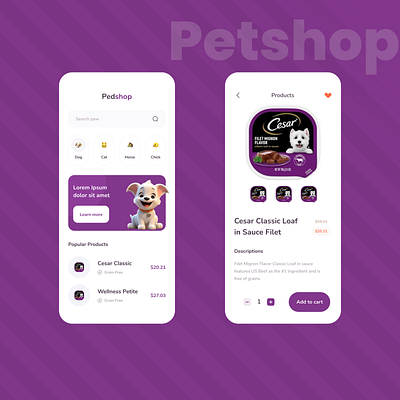 Petshop App Design