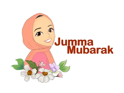 Jumma Mubarak Flat Illustration app branding design graphic design illustration lesson lifestyle logo ui vector