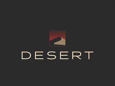 Desert – logo design desert desert dune desert mark dune dune mark logo logo design logomark logomark design pictorial pictorial logo pictorial mark sand dune sandy