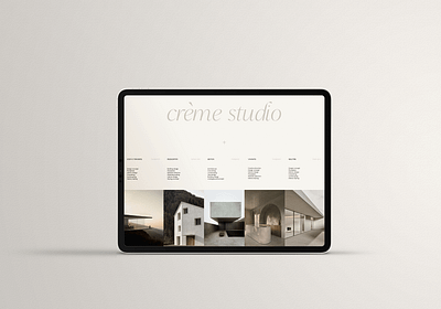 Architecture Studio Landing Page adobe xd architecture branding brand identity branding graphic design landing page logo ui web design