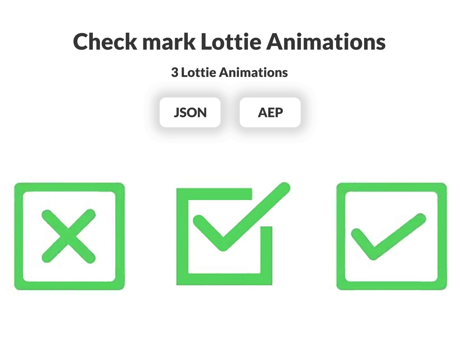 Lottie Checkmark by Chetan Dalal on Dribbble