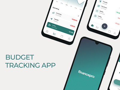 Budget Tracking App app budget customized design figma finance graphic design ui