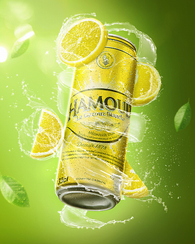 Drink Ad ads advertising advertising design graphic design photo compositing photo manipulation photo montage socail media design