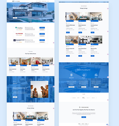 Real estate website design design elementor figma real estate website design ui ui design web web design website wordpress