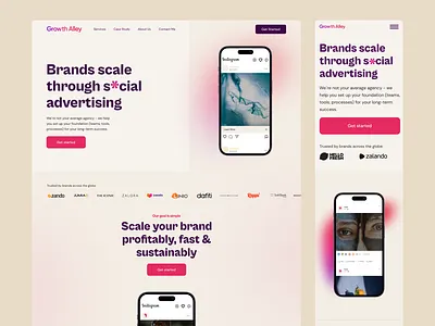 Growth Alley - Web Design and Development branding illustration ui ux web development webflow webflow design webflow development