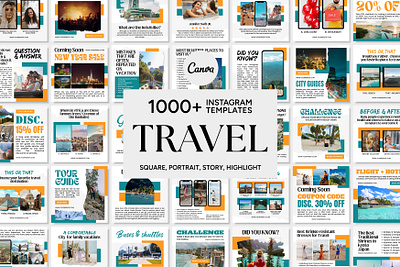 Travel Canva Template 2d 3d animation banner branding canva template design graphic design illustration instagram template logo marketing motion graphics social media template travel ui ux vector visual web design