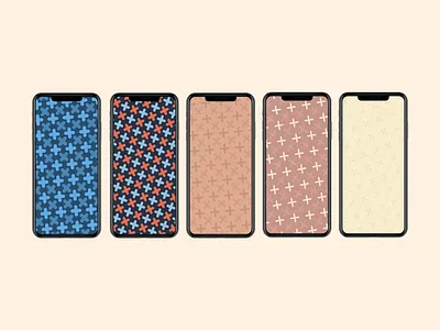 Plus Pattern Phone Wallpaper abstract background color design graphic design illustration iphone lock screen pattern shapes texture wallpaper