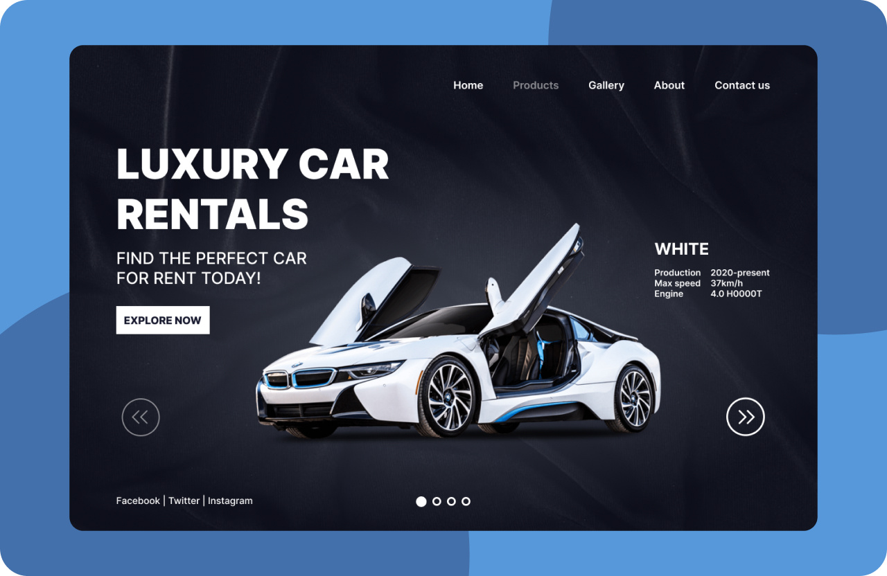 Car Shop Landing Page car landing page car shop landing page car shop web page car shop web prototype car shop wesite car website design figma figma designer figma prototype landing page landing page design prototype ui ui designer uiux vehicle landing page web page web prototype website design