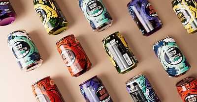 Soda Can Design - Beverage Packaging animation branding design graphic design illustration logo