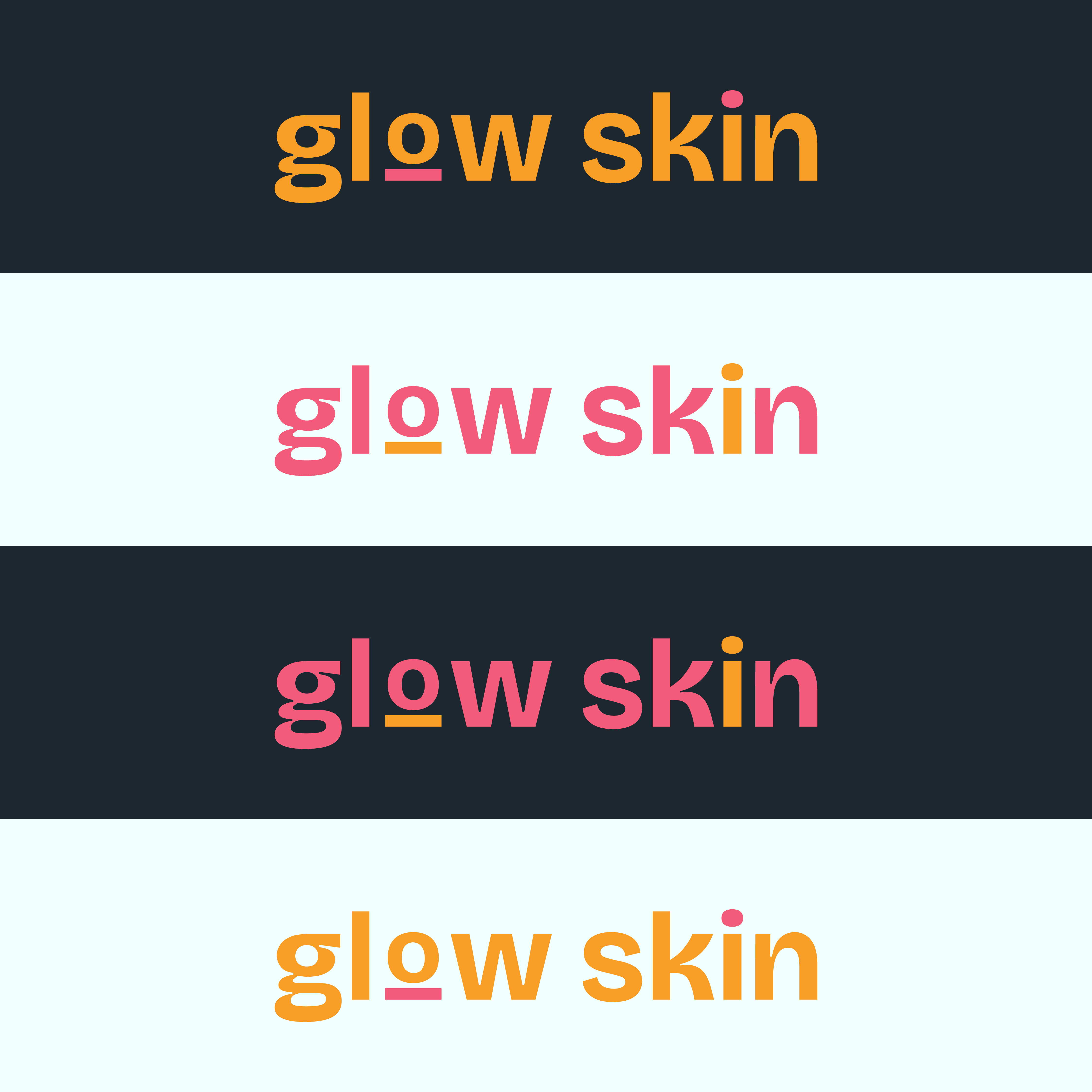 Glow Skin Brand Identity by Sunil Baghmare on Dribbble