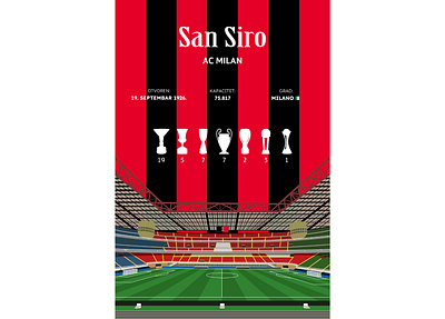 San Siro - stadium branding design graphic design illustration vector