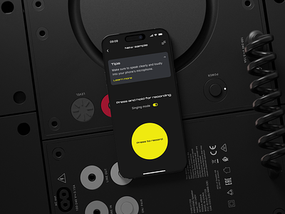 AI voice generator mobile app — voiceover ai artificial intelligence branding clean design graphic design grid layout logo mobile modern typography ui ux whitespace