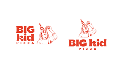 Big Kid Pizza art branding design graphic design icon illustration logo vector