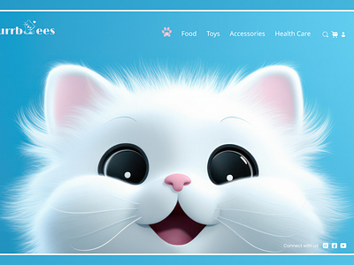 Pet Store branding cat cat shop cat store craxinno craxinnotechnologies design ecommerce eshop figma design graphic design illustration logo pet store software development ui webpage website