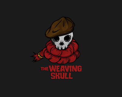 The Weaving Skull Brand design graphic design illustration logo