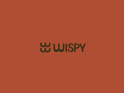 Wispy logo branding logo