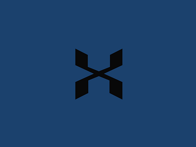 X letter logotype branding design illustration logo