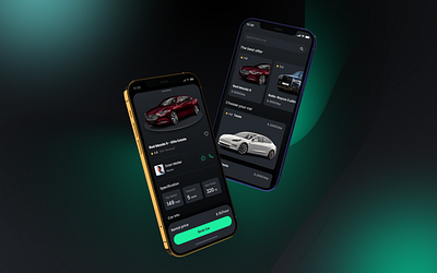 #10 - Concept shots app car app car rent design figma taxi ui ux webdesign