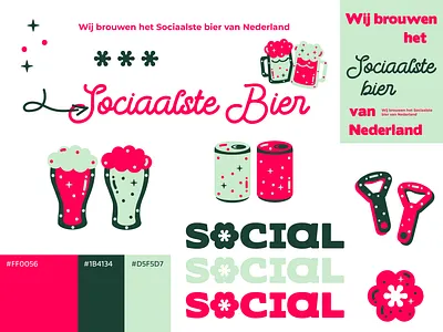 Branding & Logo Design for Social Beer brand design branding design graphic design identity identity design logo logo design