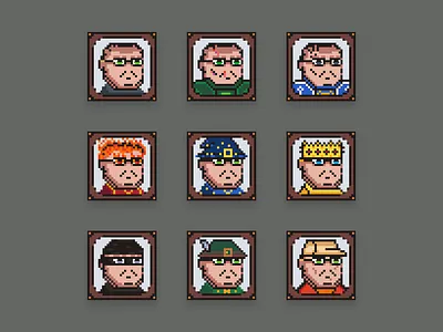 Hero Wojtałkę avatar character illustration pixel pixel art profile profile picture video games