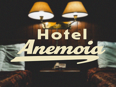 Hotel Anemoia Logo and Brand Design adobe illustrator adobe photoshop branding design graphic design illustration logo