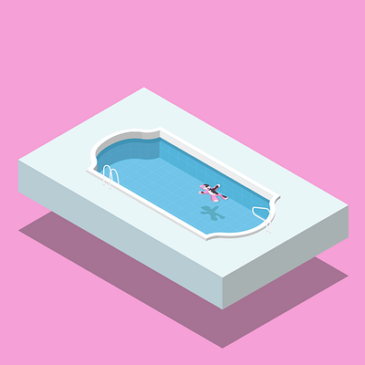 Breaking Bad Pool animation illustration isometric motion graphics