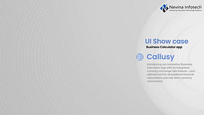 Business Calculator App with Currency Exchange Functionality animation app business business calculator calculator currency exchange interface ui