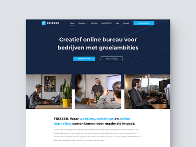 FRIZZER - Creative Digital Marketing agency from 🇳🇱 agency branding business local marketing netherlands ui ux webdesign