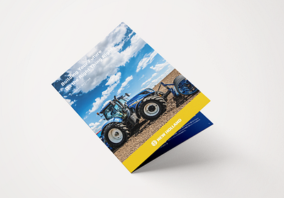 NEW HOLAND brochure design graphic design