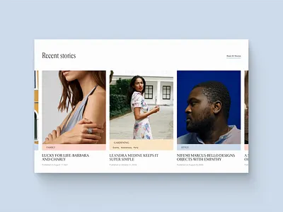 Carolina Bucci animation gallery interface luxury photo scroll store ui ux