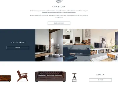 Loft Furniture Marketplace ecommerce product design ui ux
