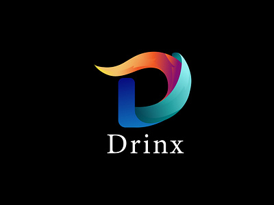 Concept : DrinX - Logo Design appicon applogo brand identity creativelogo daily logo drinx logo girdlogo gradient graphic design logo logo concept logo mark logo process logo room mordent logo