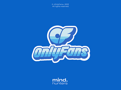 Retro-logo redesign for OnlyFans branding design graphic design identity illustration logo studio ux vector