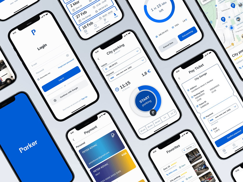 Parker Parking App By Timotej Pliberšek On Dribbble
