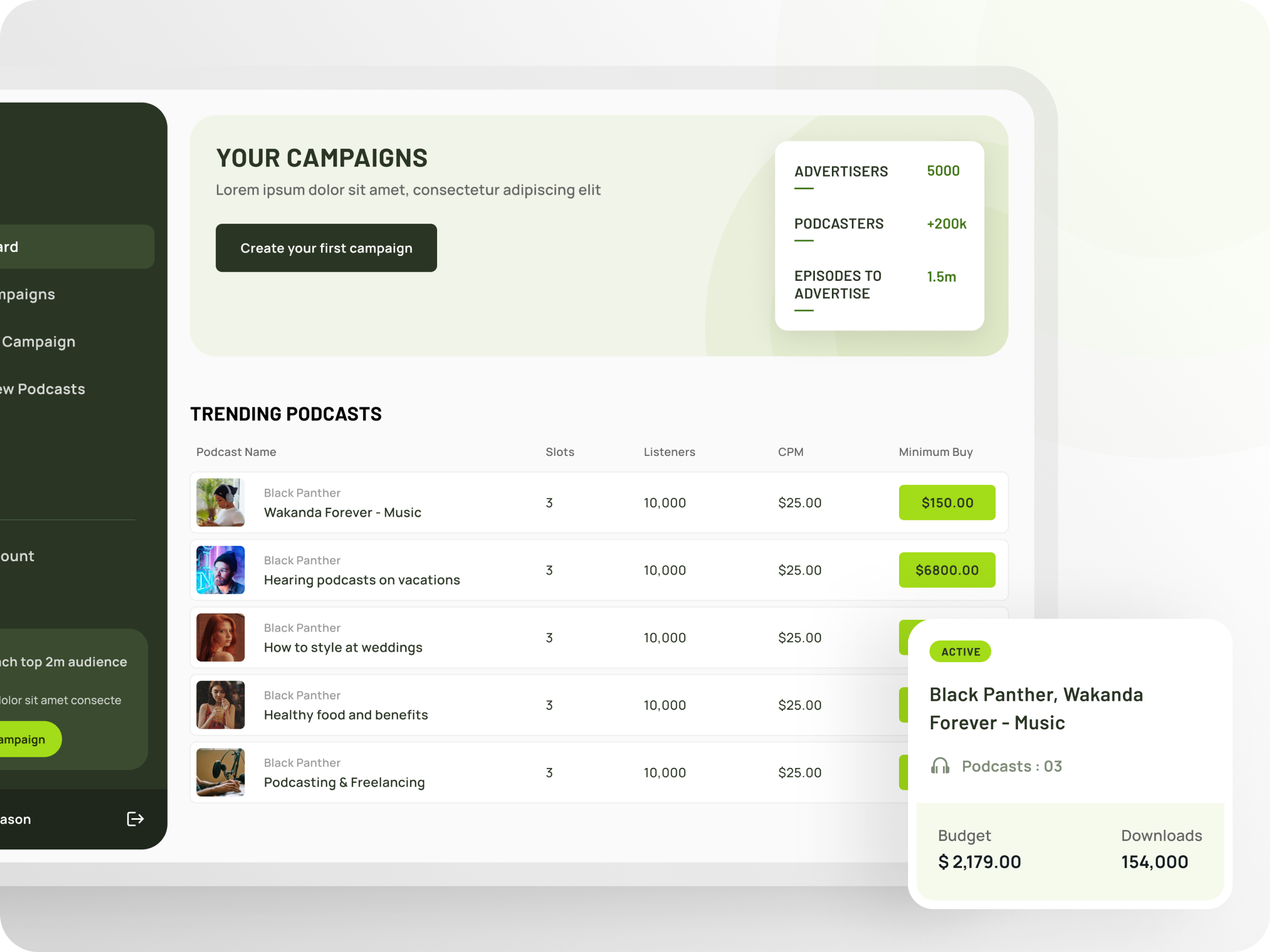 Example of Web/Mobile App Design