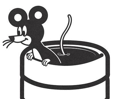 WIP Mouse in a Cup band merch character design digital art digital illustration graphic design illustration krtek little mole mouse vector wip work in progress