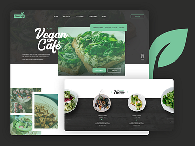 Seed Cafe design desktop graphic design ui ux web