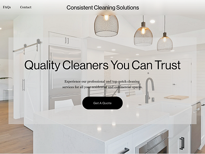 Consistent Cleaning Solutions design sqauarespacedesigner webdesign