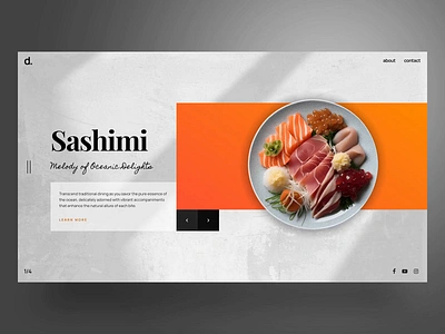 Food Presentation Template Slider for Wordpress dish food hero image landing page plate presentation restaurant slider slider revolution template ui webdesign website wordpress wordpress slider