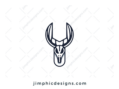 Wrench Deer Logo branding deer design graphic design logo tool vector wrench