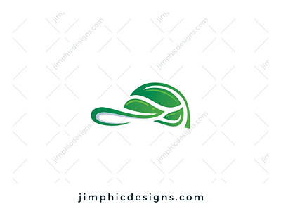 Leafy Cap Logo branding cap design fasion graphic design leaf logo nature vector