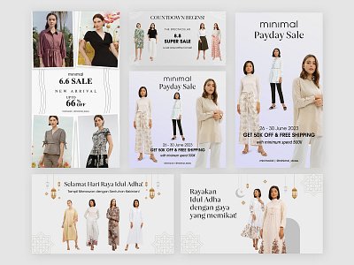 Visual banner ad campaign for Minimal.id